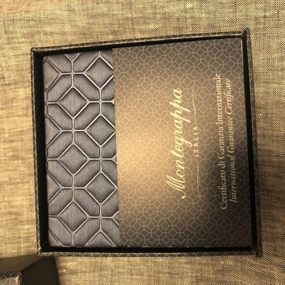 MONTEGRAPPA Privelege Cuff links - Silver - Picture 5 of 6